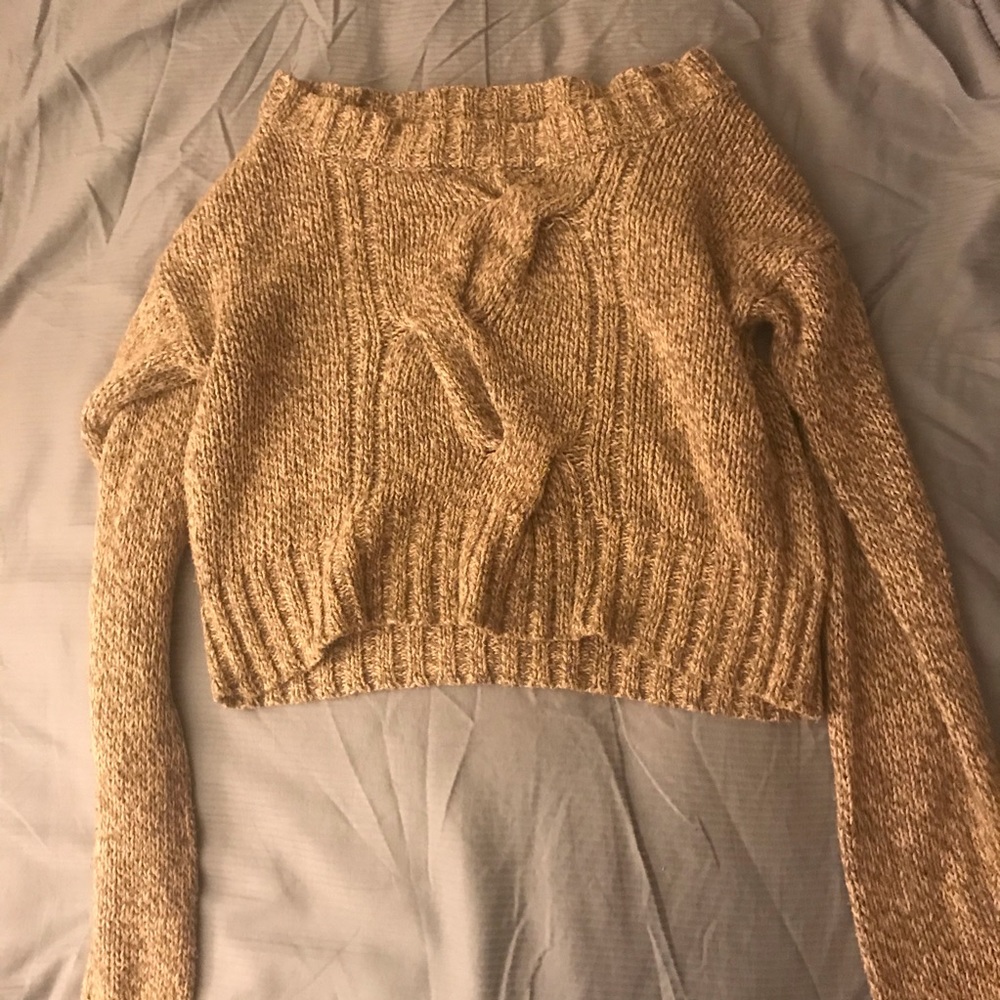 Charlotte Russe crop sweater